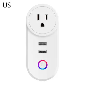 

WiFi Smart Plug Power Strip Socket Timer Switch Surge Protector Voice Cotrol