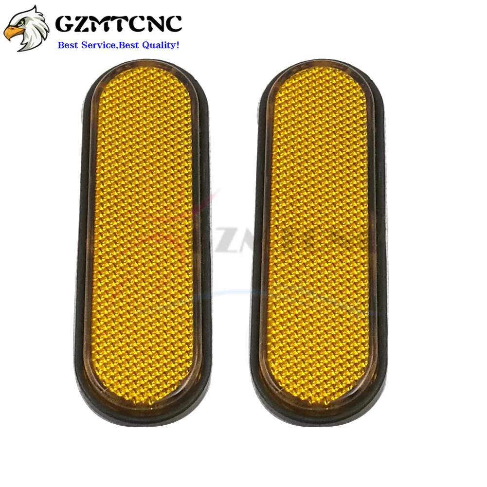 2 pces motocicleta frente perna aviso de segurança garfo capa refletor para vitória juiz hammer-s hard-ball vision-tour alto-bola jackpo