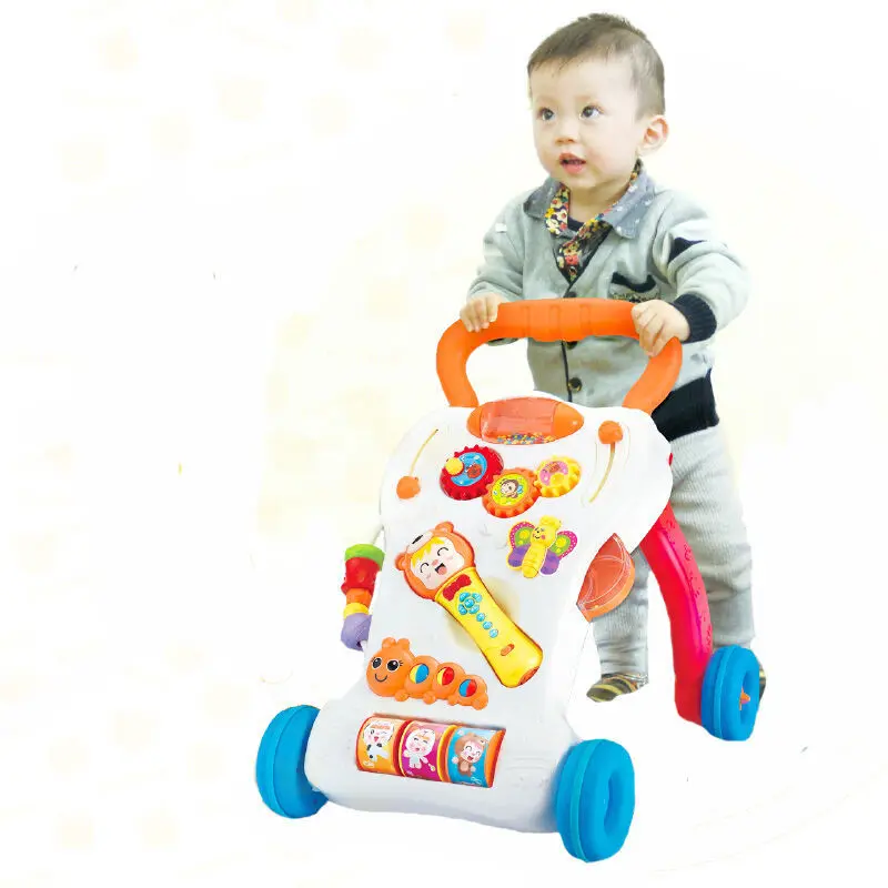 

Youleen Baby Walker Infant Cart Multi-functional Educational ENLIGHTEN Safe Anti-Skid Baby Walker Toy