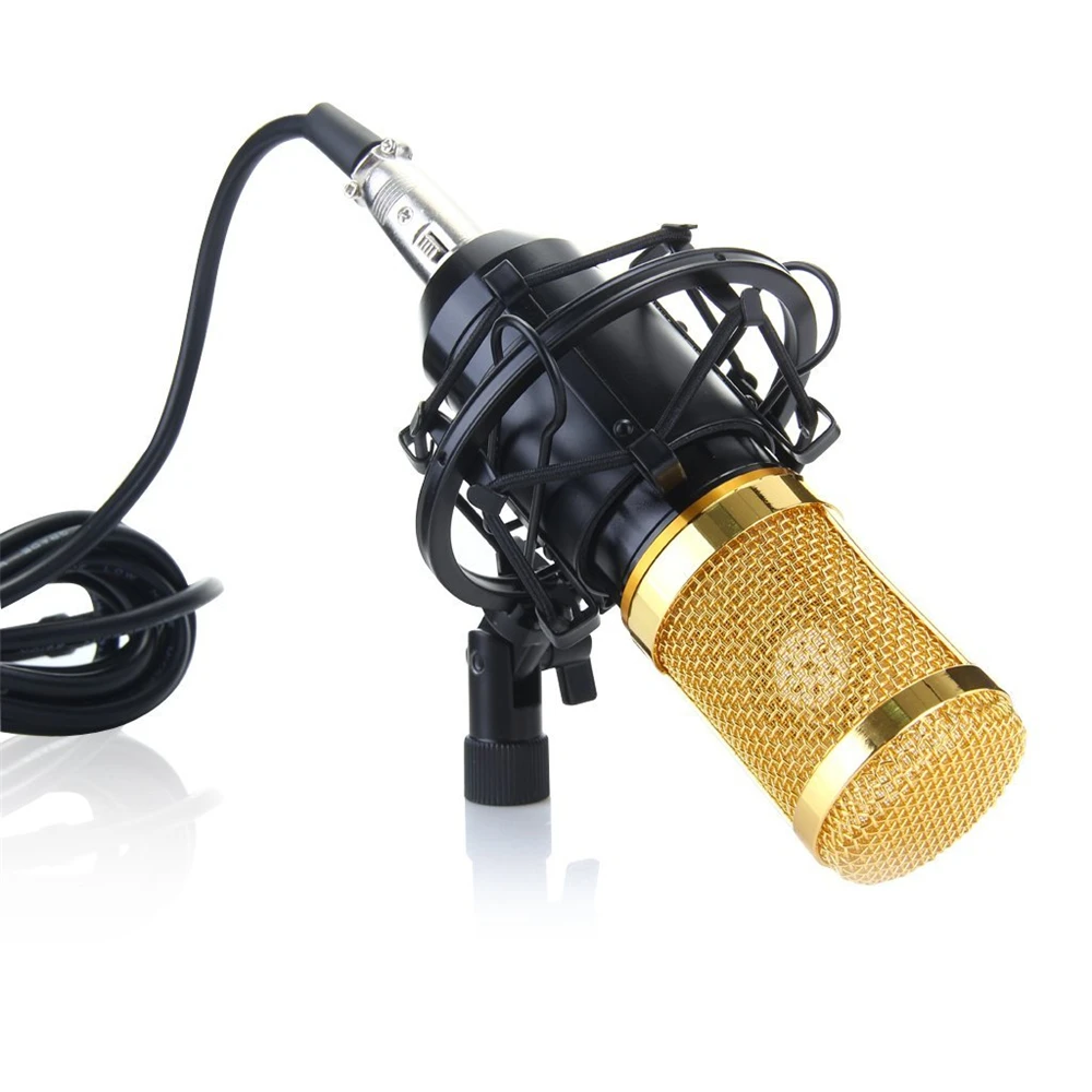 BM 800 динамический конденсаторный проводной записывающий Микрофон Звук студия с амортизатором для записи комплект KTV караоке