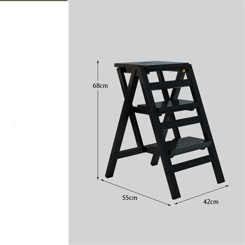 MODEL M Escalera Sgabelli Cucina tabrete De Cocina Ванная комната для пожилых людей Tangga Lipat дерево Escaleta Escabeau стул Merdiven лестница - Цвет: MODEL M