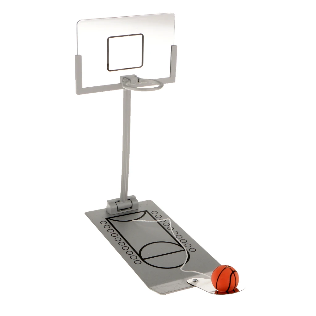 Metal Desk Top Foldable Miniature Basketball Game Children Toy Birthday Gifts