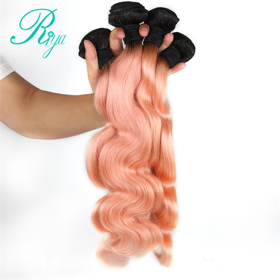 pink human hair extension (5)