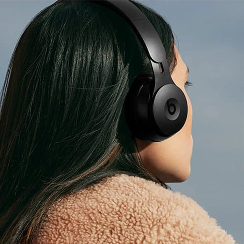 Beats Solo Pro Wireless Bluetooth ANC Headphones Portable Gaming Sport Noise Cancelling Headset Foldable Earphone Handsfree Mic