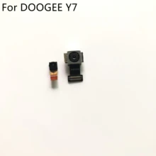 Doogee y7 usado voltar câmera traseira câmera 16.0mp + 13.0mp módulo para doogee y7 sc9863a octa-core 5.84
