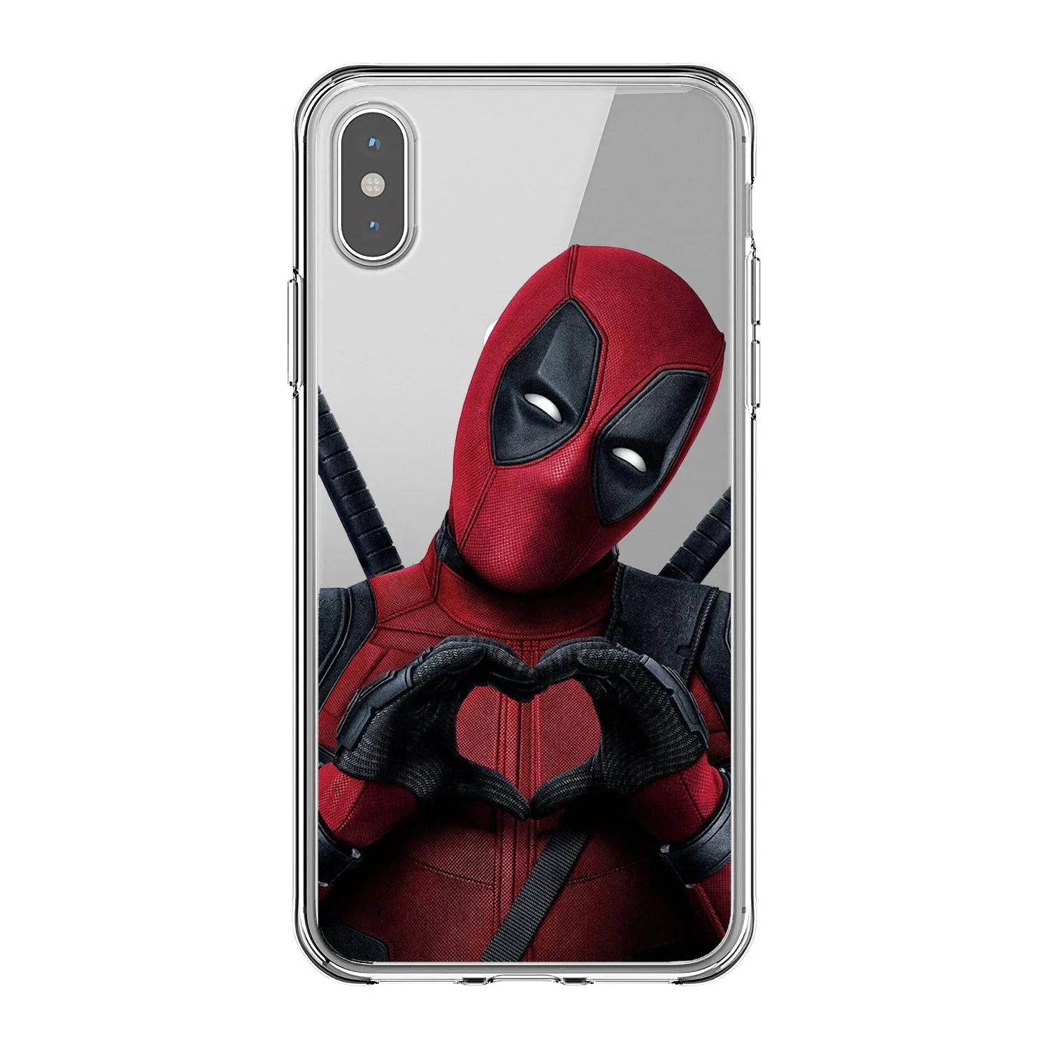 Супер крутой Забавный Милый Мягкий Силиконовый ТПУ чехол Marvel Deadpool для iphone X10 XR XS MAX