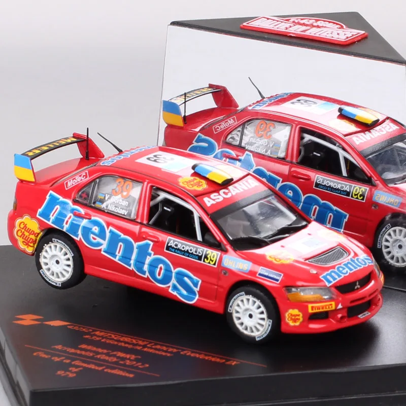 Масштаб 1:43 от солнца Mitsubishi Lancer Evolution IX EVO WRC PWRC акрополис ралли 2012 No.39 V.Gorban Racing