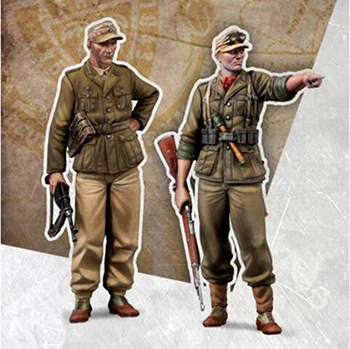 Неокрашенный набор 1/35 стоячий воин включает 2 фигурки из исторической смолы