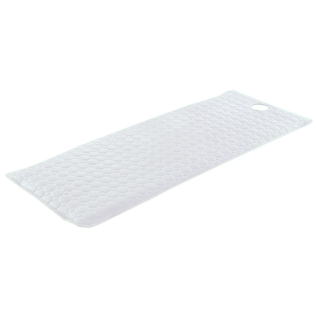 Anti Slip Beauty SPA Salon Massage Bed Mattress Sheet Fitted Cover Pad Mat With Face Hole for Salon SPA Sauna Use - 190x70cm 