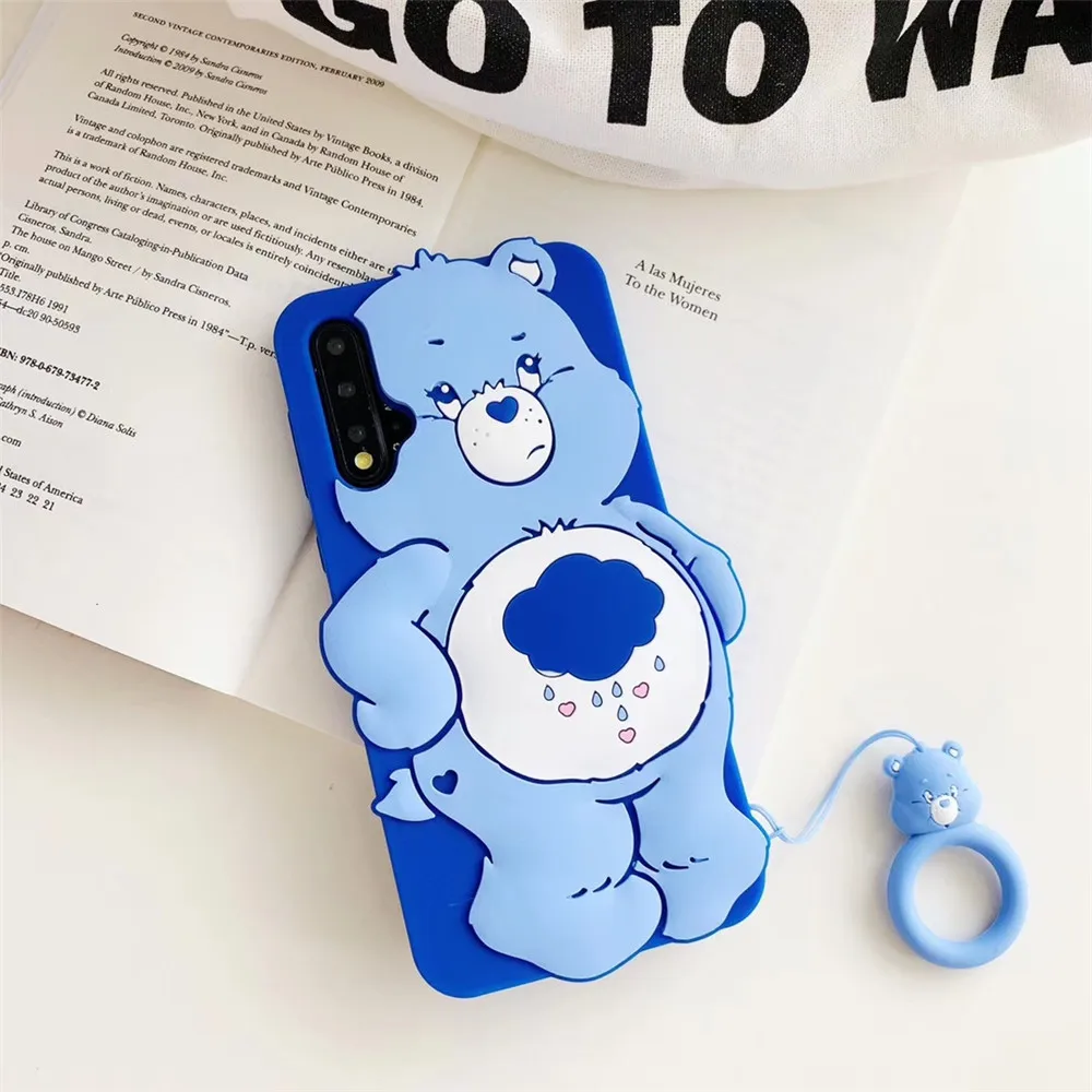 Care Bears чехол для телефона для huawei P20 P20pro P30 P30pro mate 20 mate 20pro mate 20x Прекрасный Шарм мягкая накладка на заднюю панель из силикона с откидной крышкой