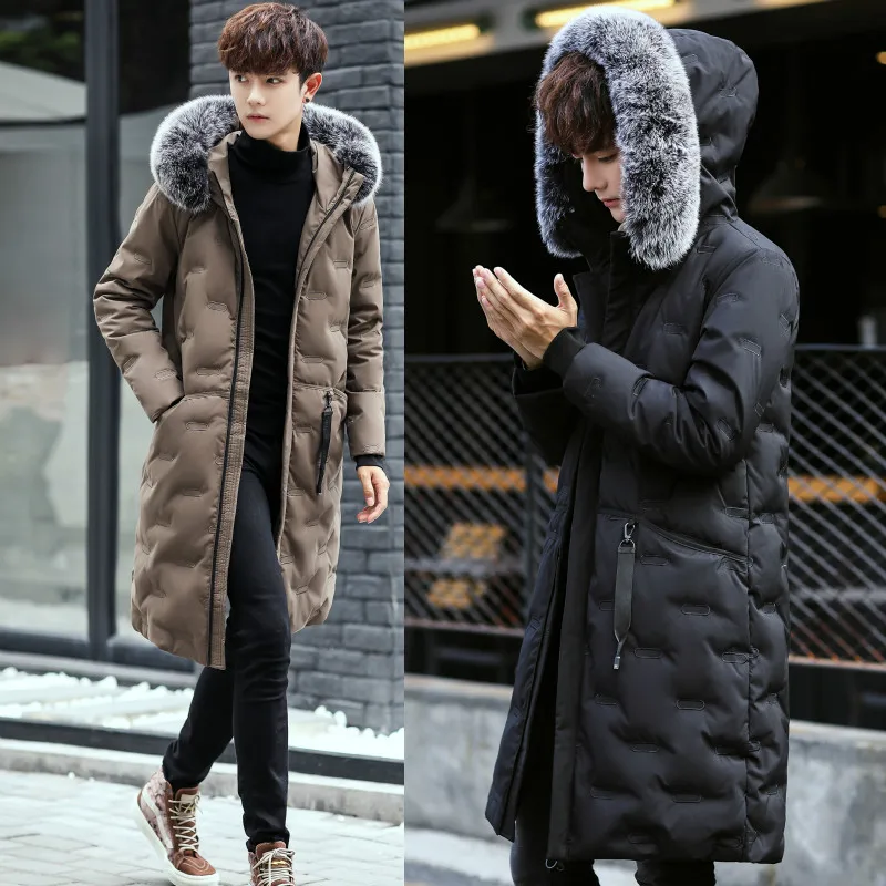 Yayu Mens Winter Lightweight Thicken Coat Puffer Jacket Outwear with Hood