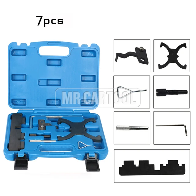 MR CARTOOL Engine Belt Timing Tool Kit Universal 7Pcs for Ford Focus 1.6 TI-VCT Fiesta Car Repair Tool Set 2