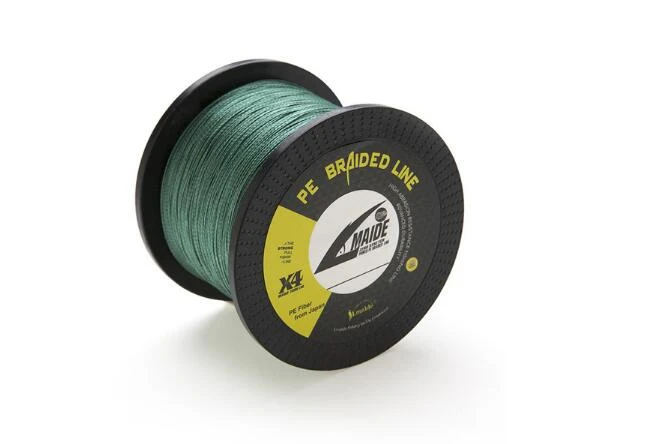 Army green Плетеная леска 4 нити 300 м PE Vislijn 4 trengen Gevlochten Vislijn Draad Karpervissen 15-90lb - Цвет: Army green