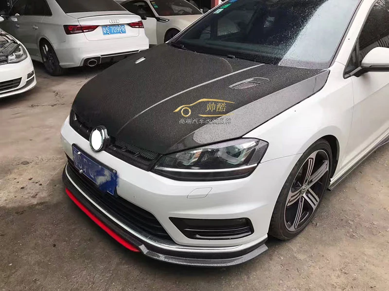 MK7 ASPEC Стиль углеродного волокна передняя решетка гриль для Volkswagen VW Golf 7 mk 7