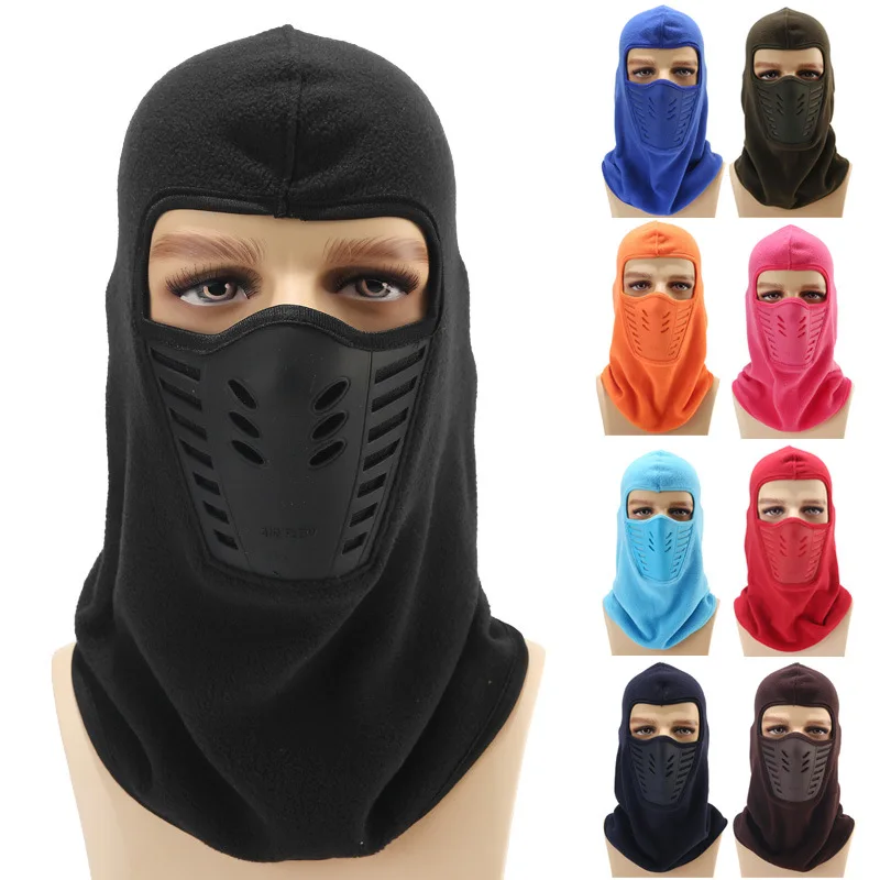 

Shake velvet cover hat in autumn and winter outdoor masked riding hat to protect face from cold and warm hat