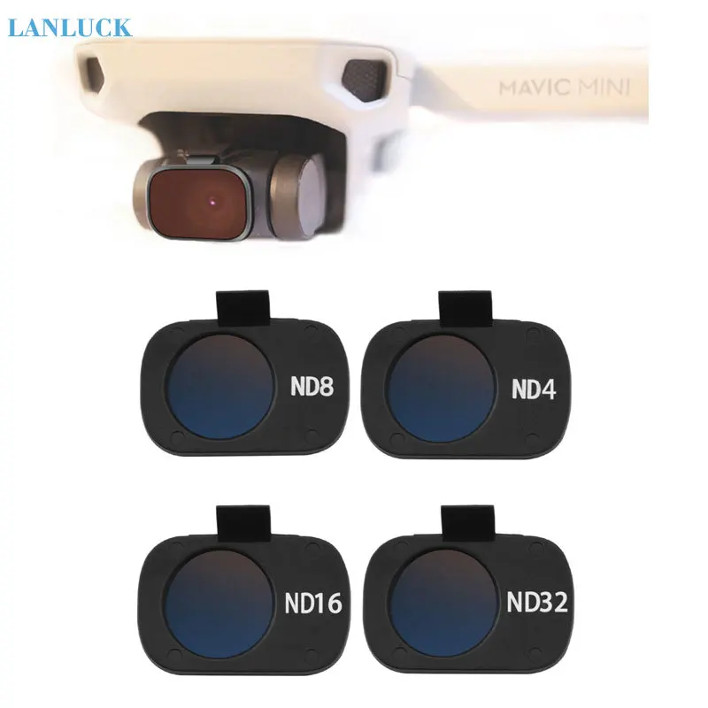 Flash Sale YSF Waterproof HD Lens Filter for DJI Mavic Mini ND4 ND8 ND16 ND32 Neutral Density Filters Scratchproof for dji mini Camera Filters 