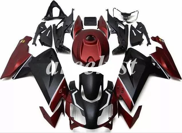 Литья под давлением ABS Обтекатели комплект подходит для Aprilia RS125 06 07 08 09 10 11 RS 125 2006 2007 2011 полный набор, красный, черный, матовый чехол