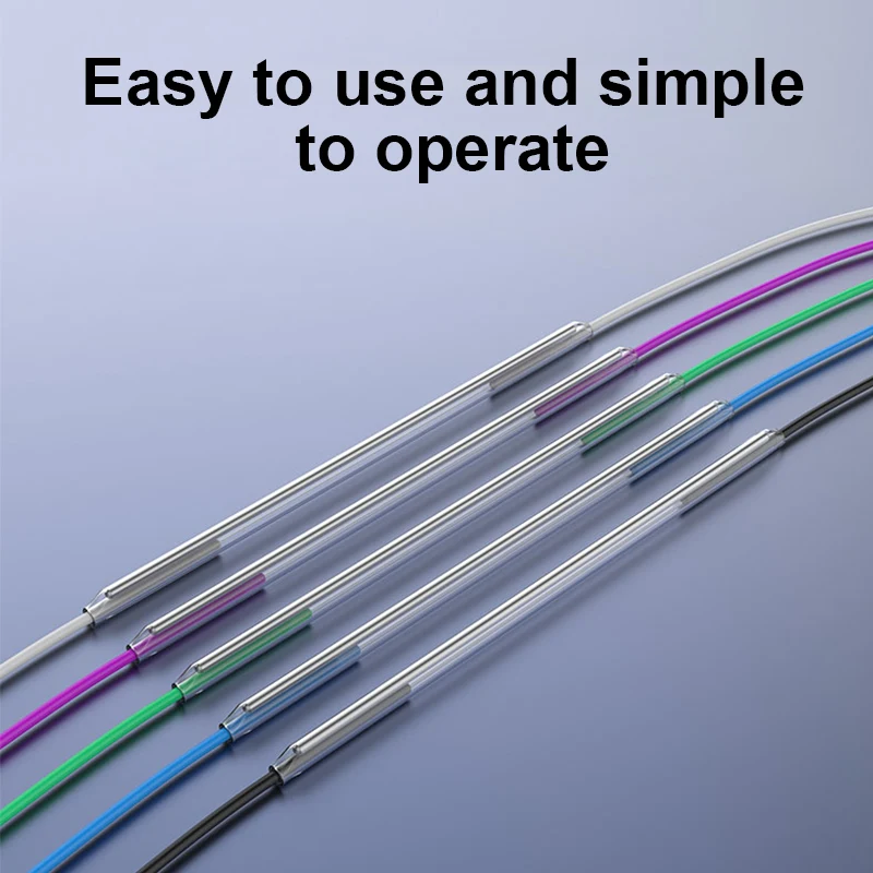 Fiber Optic Fusion Protection Splice Sleeves 60MM Heat Shrink Tube Optical Hot Melt Tube High Shrink Ratio Cable Protective