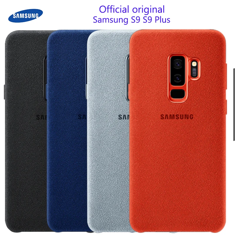 

Samsung S9 Original Luxury Suede Leather Case Anti-Fall Leather Shockproof Galaxy S9 S9 Plus Galaxy S9+ EF-XG965 Case 4 color