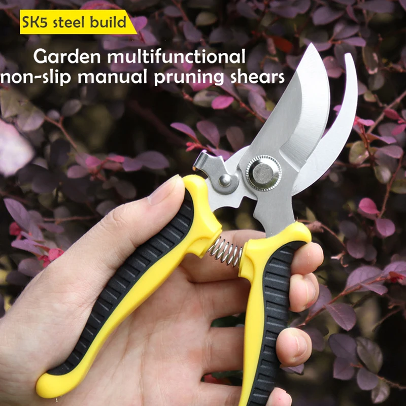 

Gardening Fruit Shears Multi-function Tree Branch Shears Garden Shears -slip and Labor-saving Manual Pruning Shears Bypass