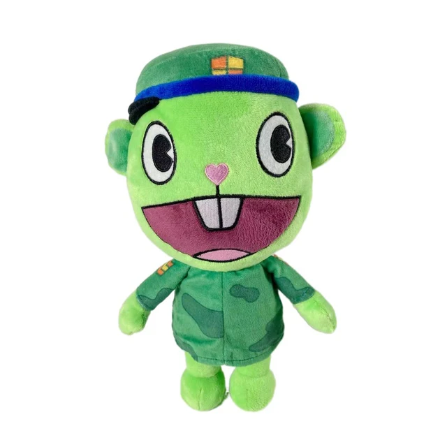 Kawaii Happy Tree Friends Plush Dolls 28cm Cartoon Anime Plush Toys Cute Soft Flippy Flakey Pillow Room Decor Doll Gift for Boys