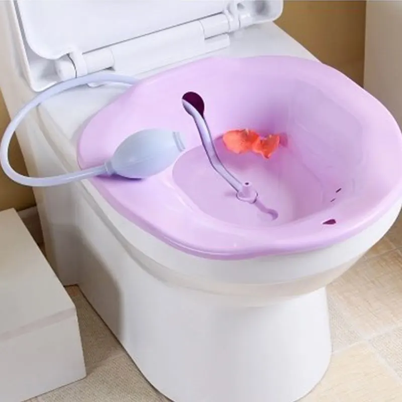 Bidet Squatting Bath Basin Gynecological Maternal Child Bidet Plastic Portable Pregnant Squat Toilet Anti-skid Mom Bidet Tool
