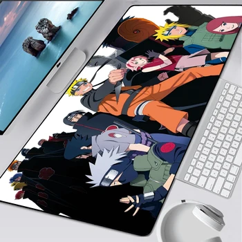 

Naruto and Sasuke Mouse Pad Anime Large Computer Gaming Mousepad PC Cool Cartoon XXL Pad to Mouse Gamer to Keyboard Mouse Mat
