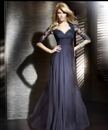 Vestido De Festa Longo 2018 Hot Koop Chiffon Gratis Verzending Mouwen Maxi Kant V-hals Avondjurk Moeder Van De Bruid jurken Vestido De Festa Longo 2018 Hot Koop Chiffon Gratis Verzending Mouwen Maxi Kant V-hals Avondjurk Moeder Van De Bruid jurken