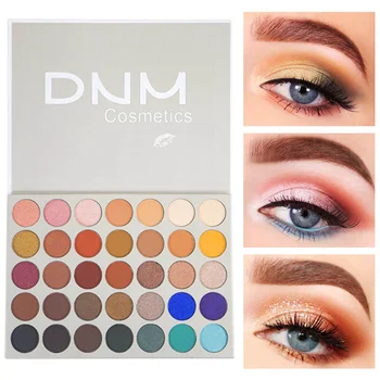 

35 Color New Face Makeup Shades Shimmer Eyeshadow Palette Matte Eyeshadow Pallete Fashuon Style Cosmetics