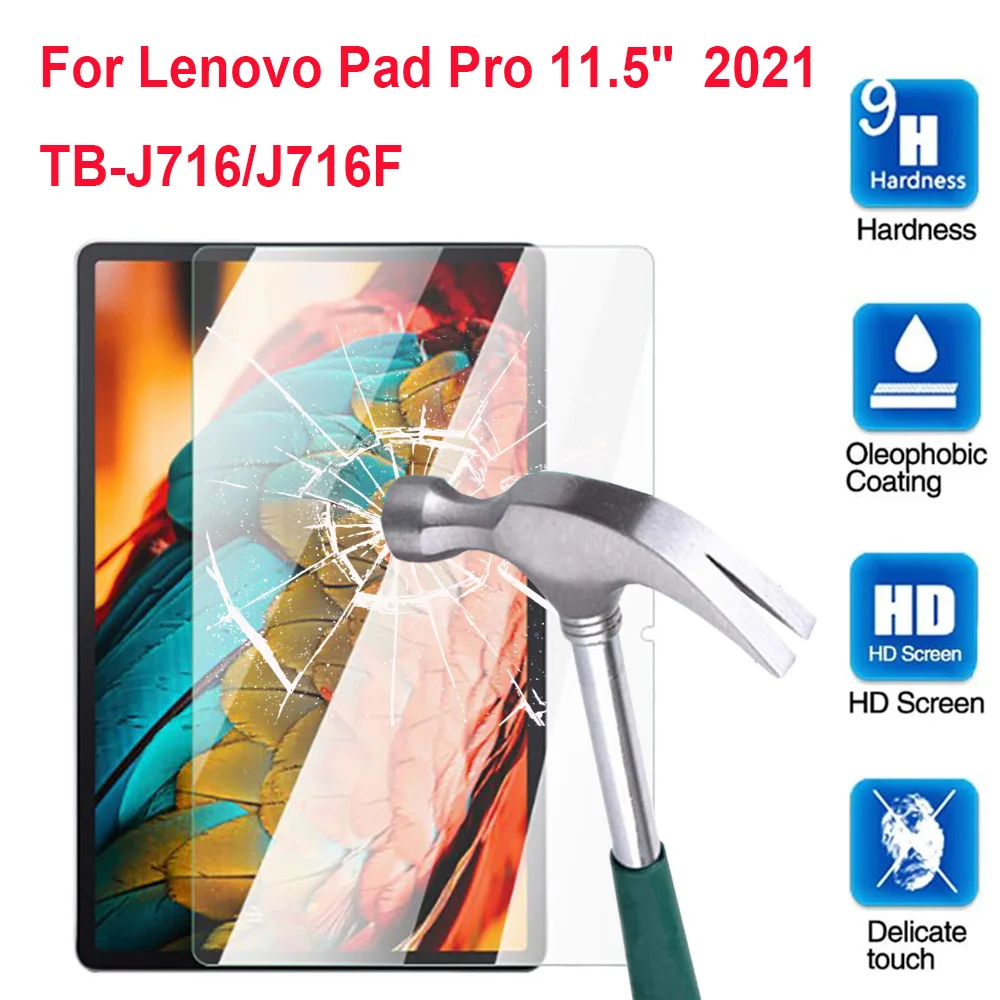

Закаленное стекло 9H для защиты экрана для Lenovo Xiaoxin Pad Pro (2021), искусственная фотография, 11,5 дюйма, высокая прозрачная пленка, защитное стекло