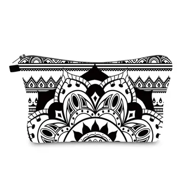 

Multifunction Mandala Flowers Pattern Cosmetic Bag Makeup Pouch Organizer