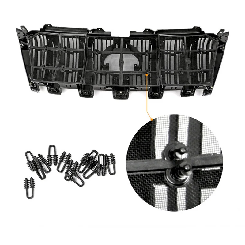 For Toyota Land Cruiser Prado 150- J150 LC150 FJ150 Car Screening Mesh Front Grille Net Accessories