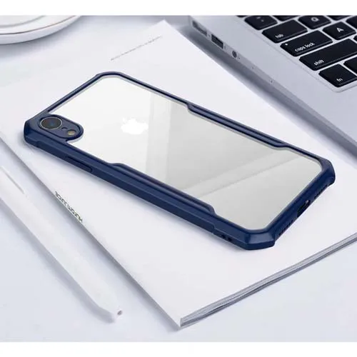 Blue XUNDD Роскошный прозрачный чехол для iPhone Xs чехол для MAX XR, противоударный полный защитный чехол для iPhone 7/7 plus 8 8plus Xs X чехол в виде ракушки - Цвет: Blue