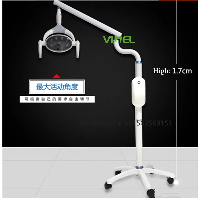 Стоматологическая Вертикальная Мобильная Напольная Лампа для экзамена/имплантат/Opertion лампа светодиодный медицинский бестеневая лампа-для профессионального ТАС