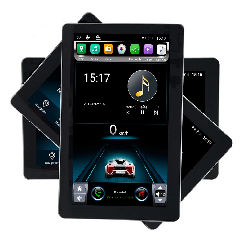 Clearance 11" Rotation IPS screen Tesla android 8.1 double din car universal gps multimedia radio No DVD player wifi 4G 3