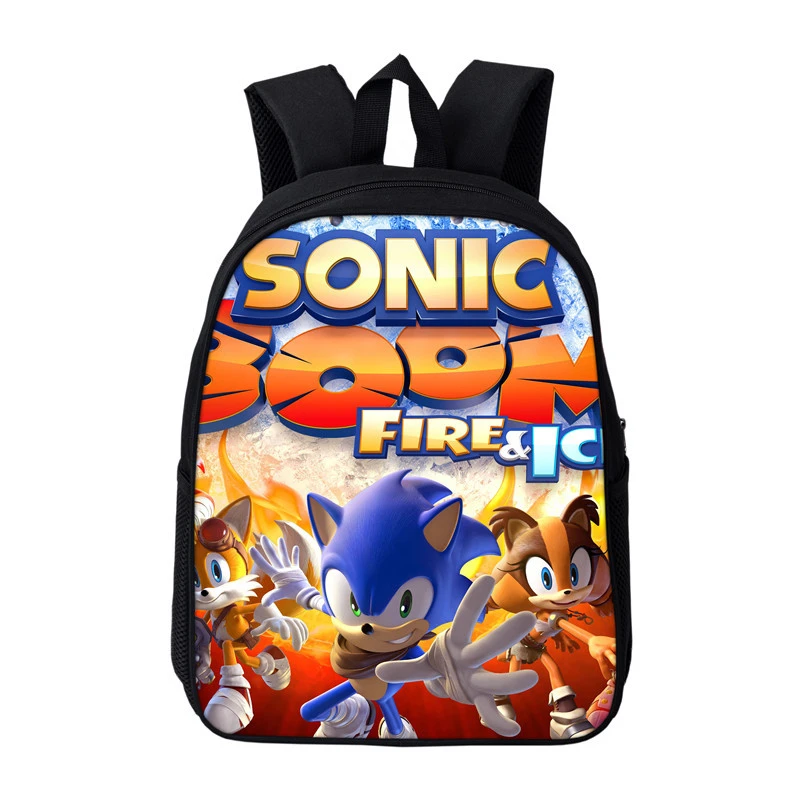 Sac Dos Мультфильм Mochila Соник Ежик Одиночная молния аниме рюкзак для путешествий школьный сумки для девочек-подростков plecak Bookbag - Цвет: 2