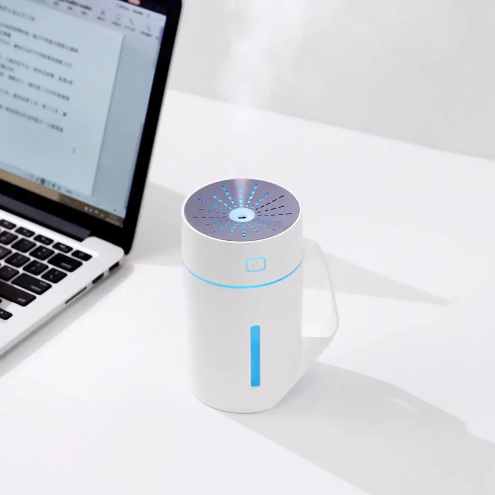 420ml USB Charging Tabletop Air Humidifier for Home Car Office
