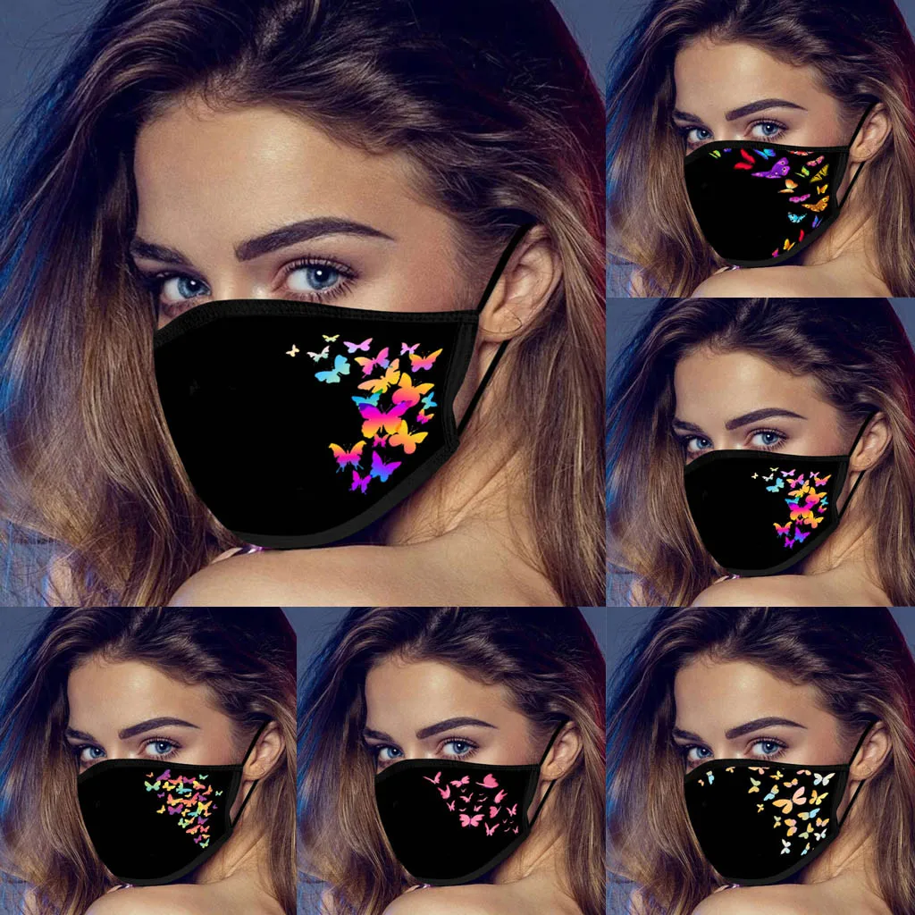 Разноцветные маски-бабочки унисекс дизайнерские маски для взрослых и детей