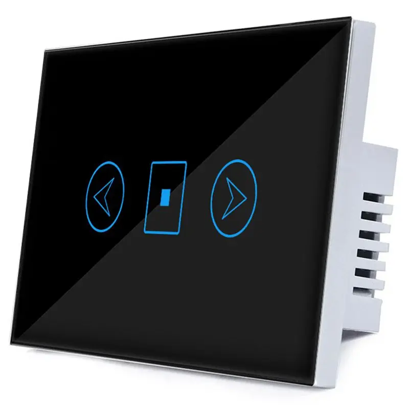 

Wifi Light Dimmer Switch Alexa Intelligent Voice Control App Remote Control Intelligent Switch(Black)