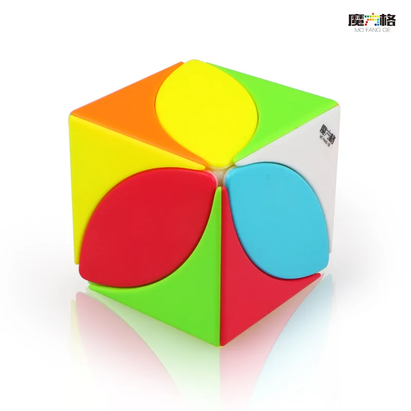 [Picube]Qiyi Mofangge Ivy Cube Black/White Cubo Magico Speed Twist puzzle Maple leaf shape speed cube skewb turning | Игрушки и хобби