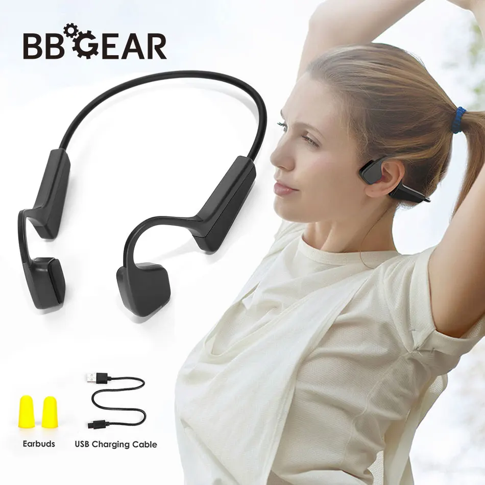 IP56 водонепроницаемые Bluetooth наушники V11 открытые беспроводная костная