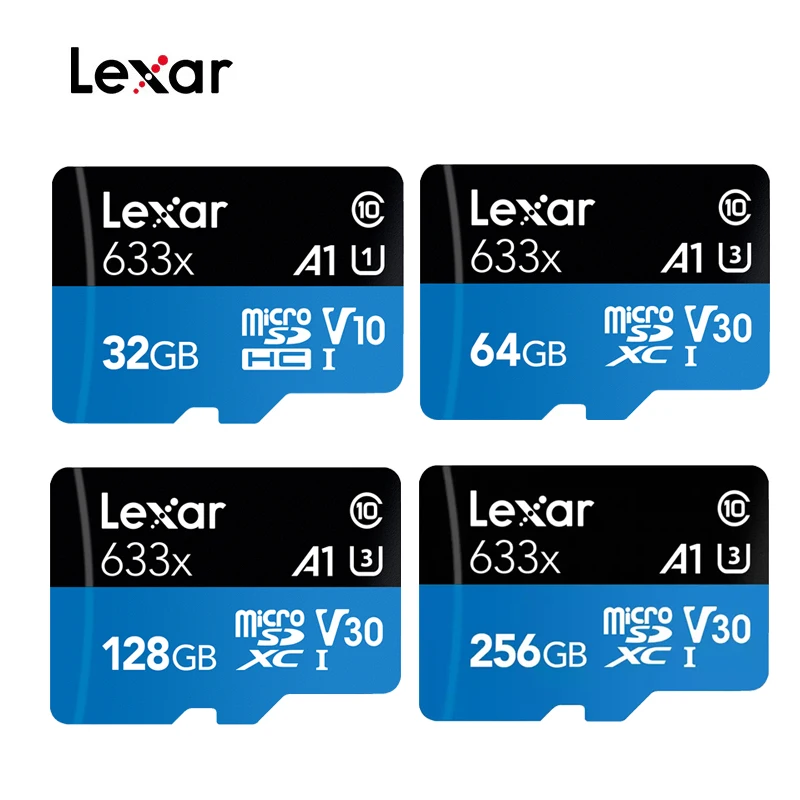 Карта памяти Lexar 633x microSDHC/microSDXC карта класс 10 95 МБ TF micro sd 32 ГБ 64 128 256 512 | Компьютеры и