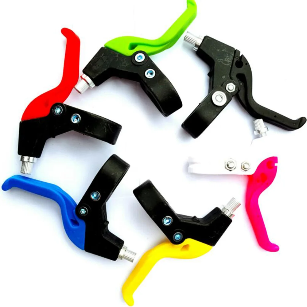 1Pair Plastic Kids Children Bicycle Brakes Universal Lightweight Twin Bicycle Brake Levers Set Mountain Bike Brake Accessories