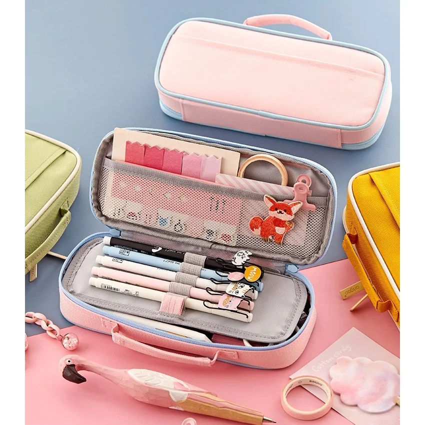 Pink Pencil Amazon Pencil Bag Angoo Handbag Style Pen Pencil Bag