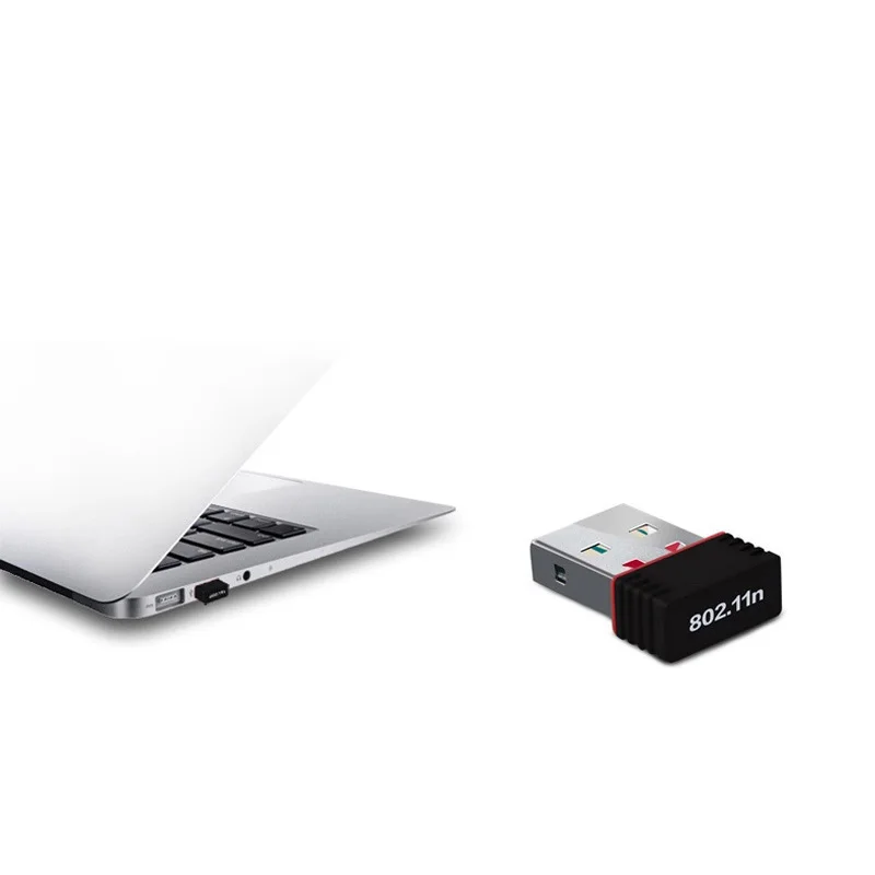 Мини USB беспроводной адаптер карта 150 Мбит/с антенна компьютер для Windows XP/Vista/7/8/Linux Macos