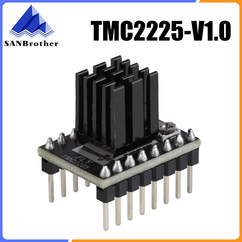 

SANPrinter FLY TMC2225 V1.0 Stepper Motor Driver VS TMC2208 TMC2209 Stepsticks For SKR V1.3 MKS GEN L Panel 3D Printer Board