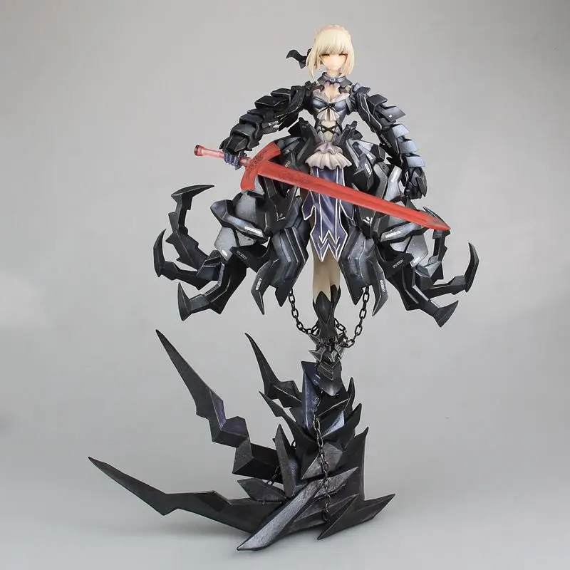 

33cm GSC Fate Stay Night Saber Alter Huke Saber Huke Anime PVC Action Figure Anime Collection Doll Model Toys Gift