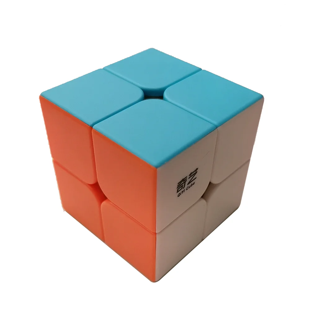 Qiyi QIDI S Magic Cube 2x2x2 красочные Stickerless головоломки игрушки развивающие игрушки для детей