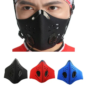 

Pollution Mask Adult Anti PM 2.5 Pollen Dust Mask Washable Anti-fog Anti Dust Mask Activated Carbon Filter With 2 Filters