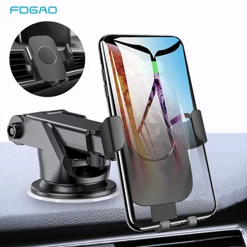

FDGAO Auto Clamp Wireless Car Charger Mount 10W Qi Fast Charging Air Vent Phone Holder for iPhone 11 XS XR X 8 Samsung S10 S9 S8